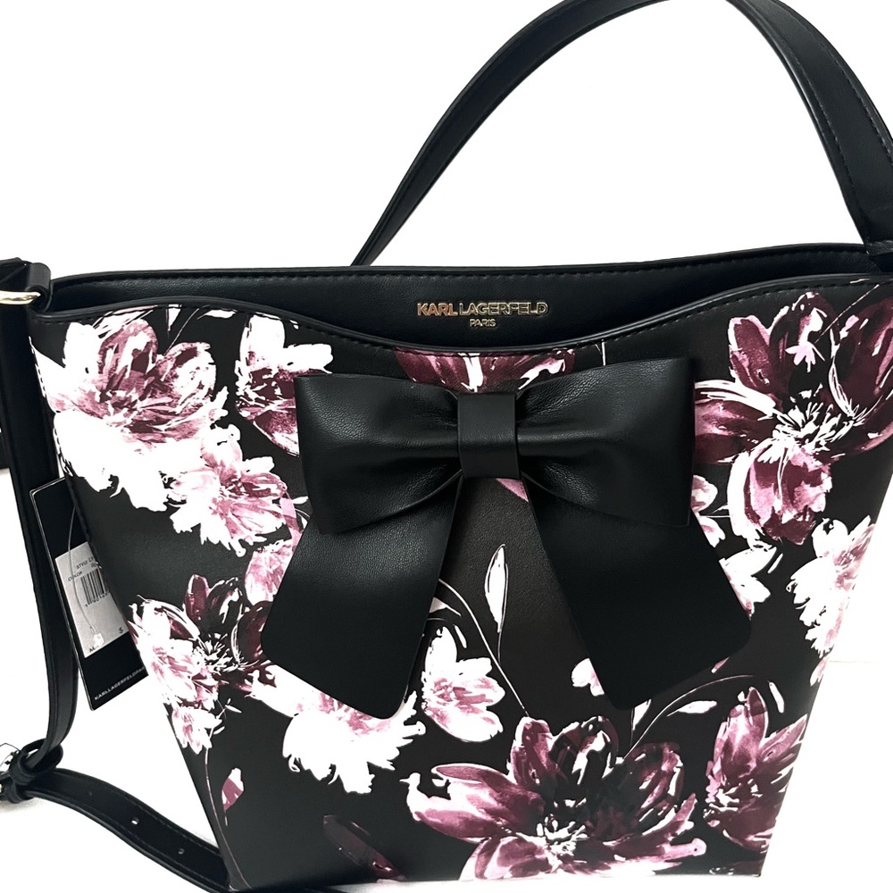COPY - NWT Karl Lagerfeld "Floral Berry" Crossbody Strap Shoulder Purse